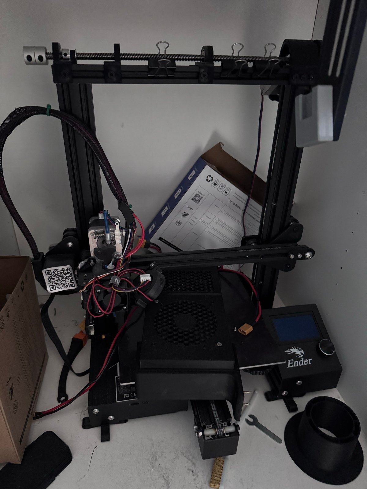 Ender 3 Pro met upgrades (Silent, Microswiss, Belted Z), Computers en Software, 3D Printers, Ophalen, Gebruikt, Filament