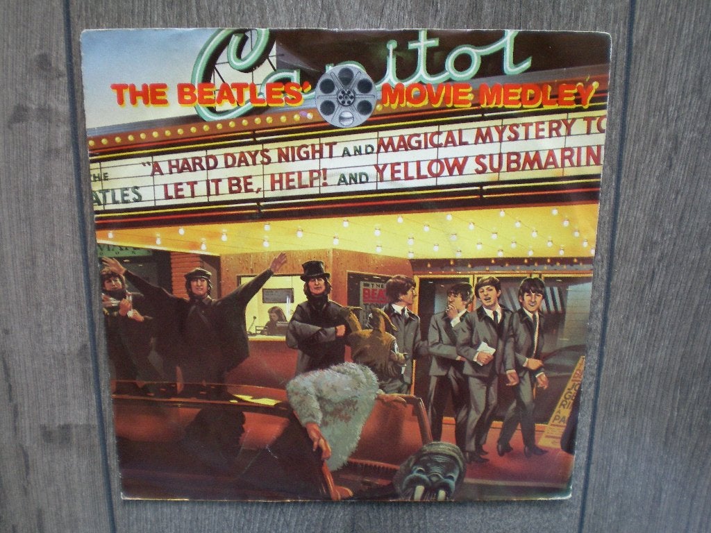 The Beatles - Movie Medley., Ophalen of Verzenden, Zo goed als nieuw, Pop
