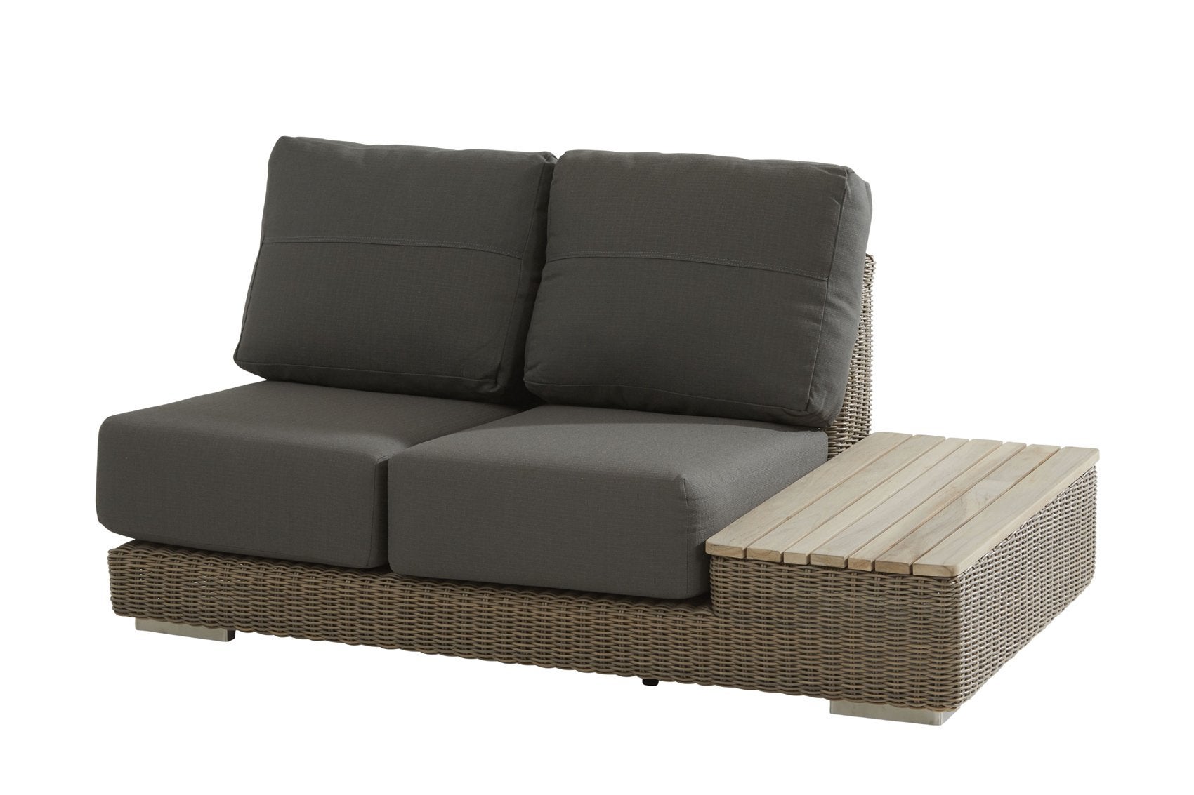 4SO 4 Seasons outdoor Kingston/Pure loungegedeelte: Nieuw!, Nieuw, Loungeset, Wicker, Bank