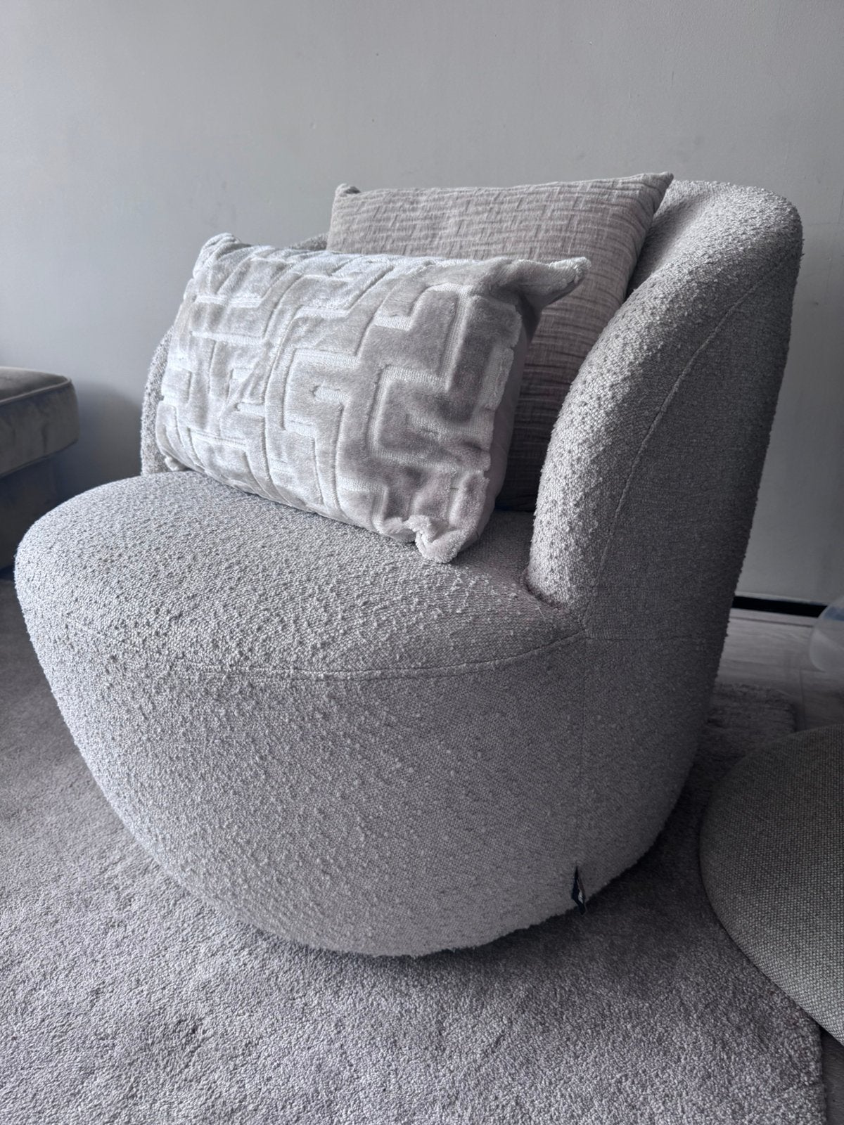 Wood fauteuil draaibaar, Ophalen, Zo goed als nieuw