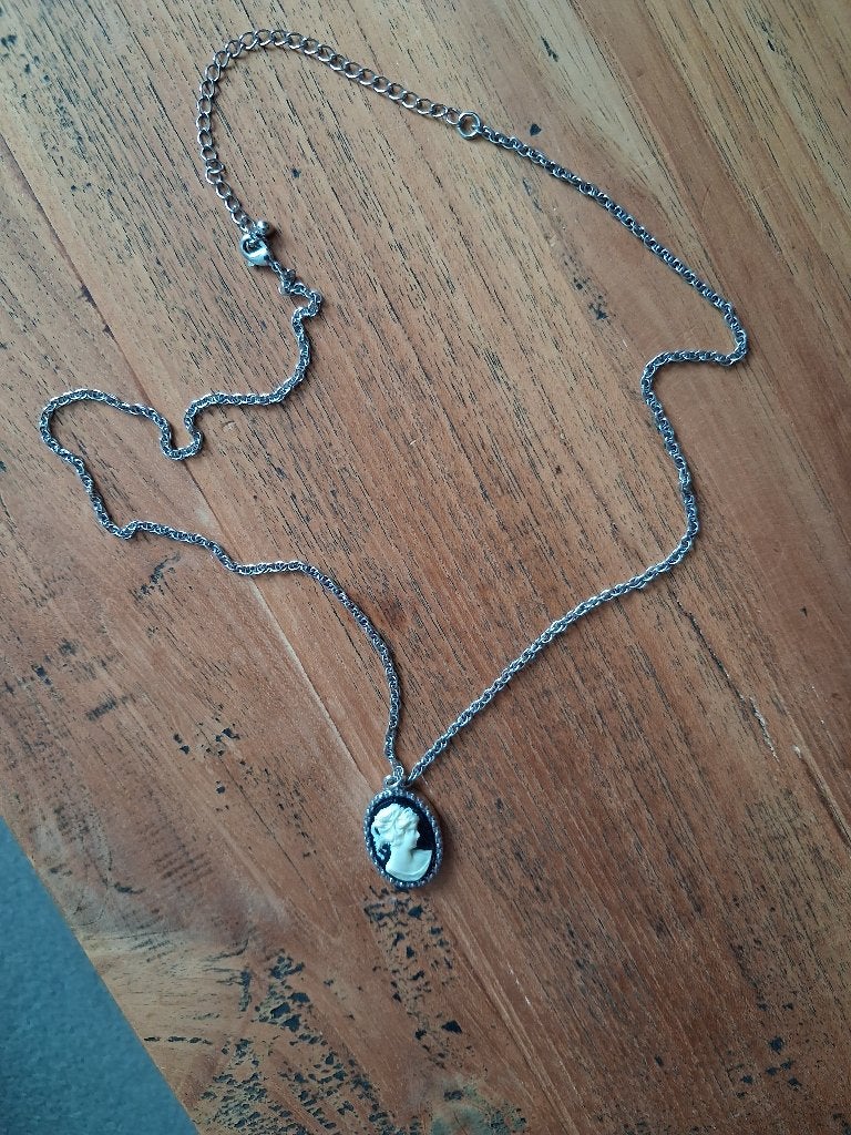 Vintage camee ketting e.a    thuis ophalen!!, Overige materialen, Overige kleuren, Zo goed als nieuw, Ophalen