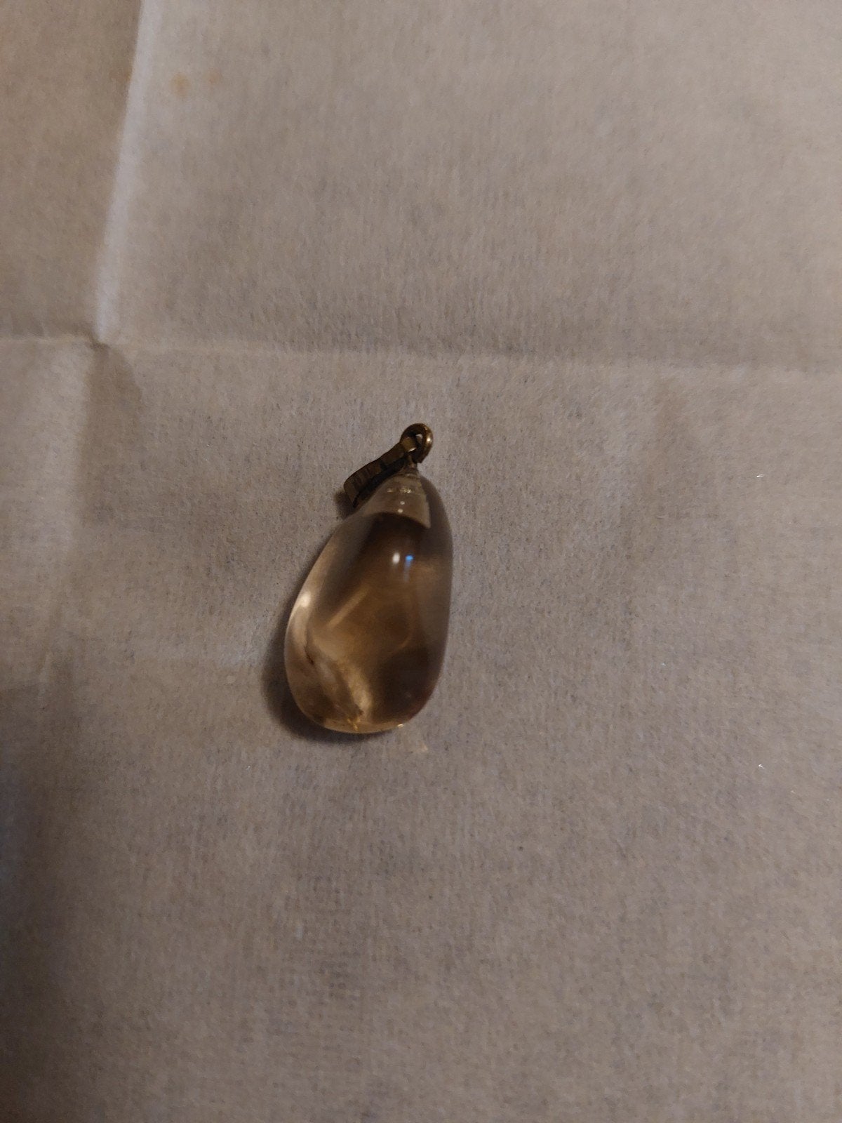 Natuurlijke Citrien Hanger - 2x3 cm, Ophalen of Verzenden