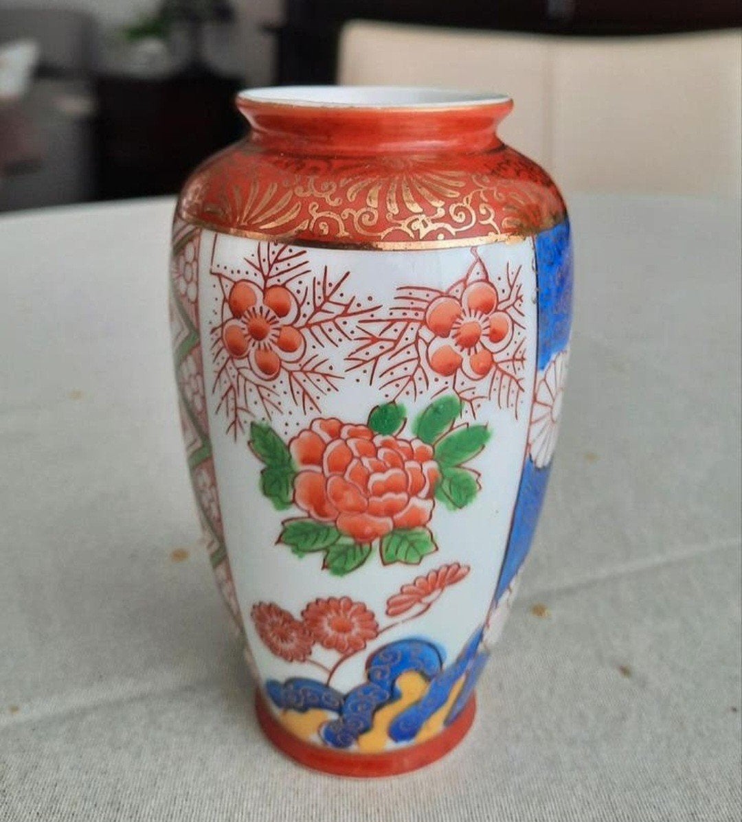 Antiek porseleinen vaasje, Antiek en Kunst, Ophalen of Verzenden