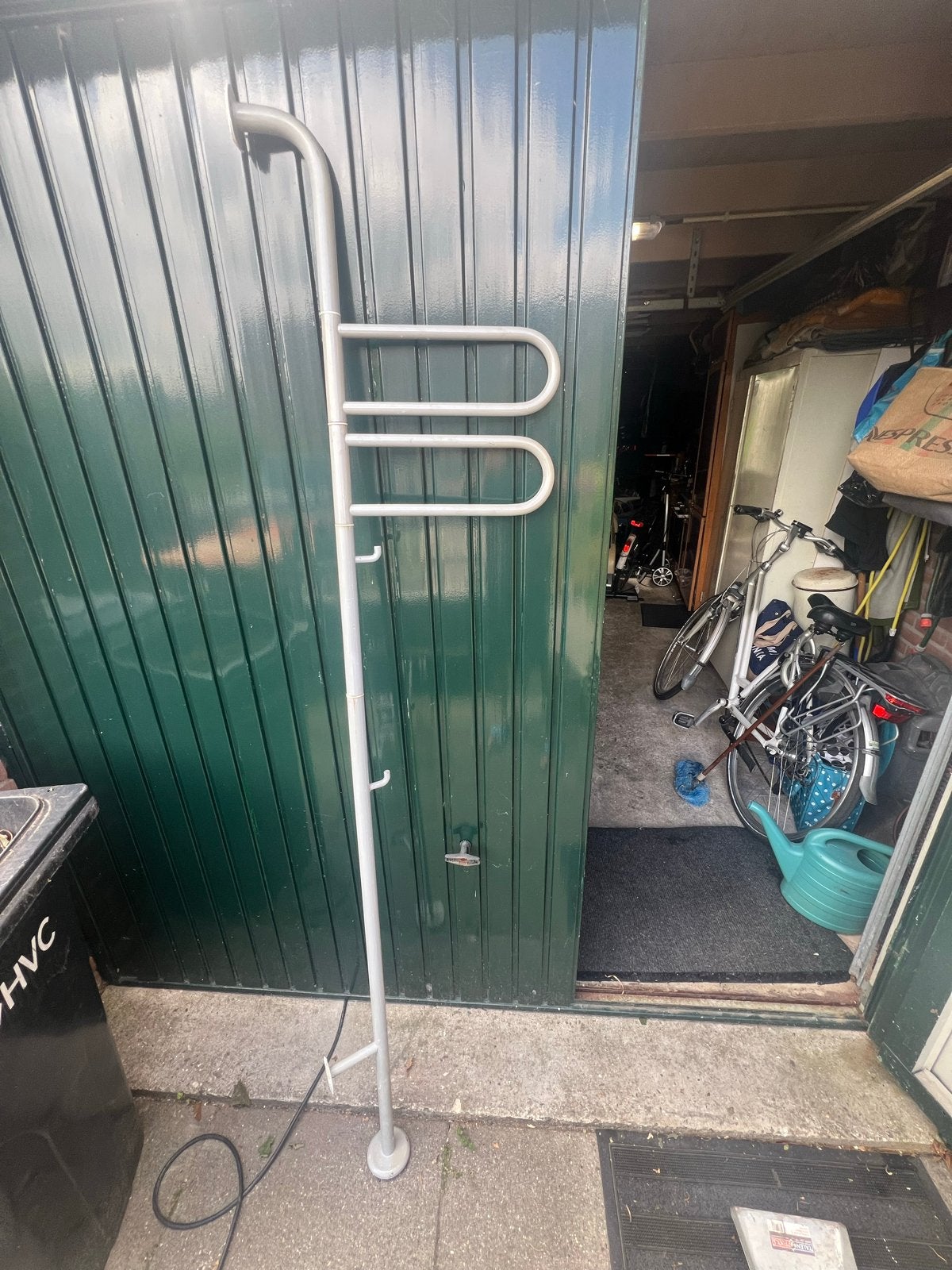 Draaibare kapstok voor jassen met kleerhangers, Huis en Inrichting, Woonaccessoires | Kapstokken, Gebruikt, Ophalen of Verzenden