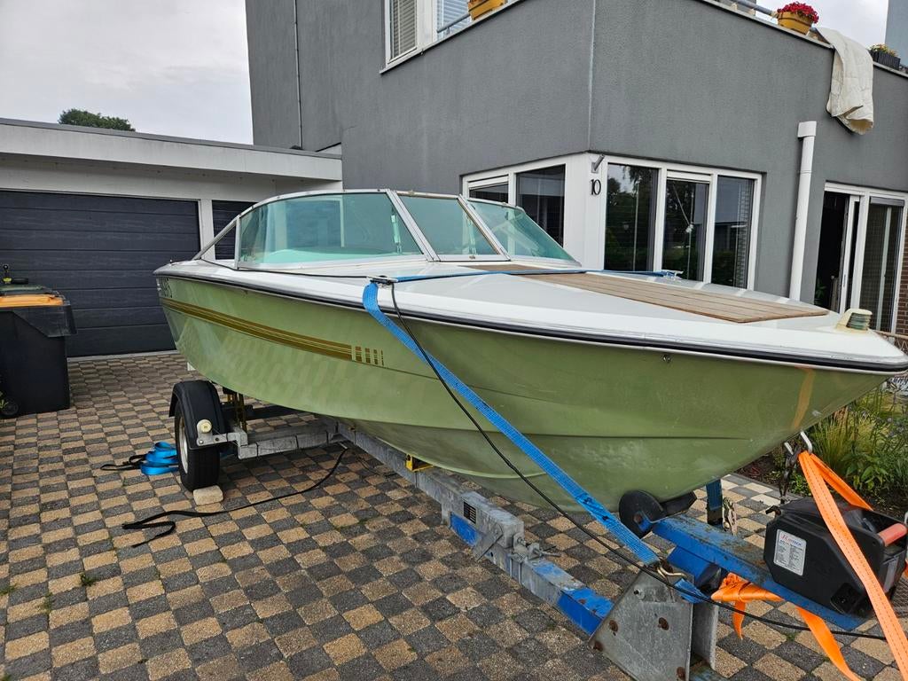 Almar 495 Speedboot met Riba kanteltrailer, Watersport en Boten, Ophalen, Gebruikt, Binnenboordmotor, 70 tot 120 pk