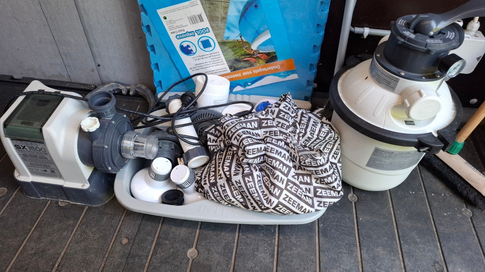 zand filter zwembad pomp, Ophalen, Zo goed als nieuw