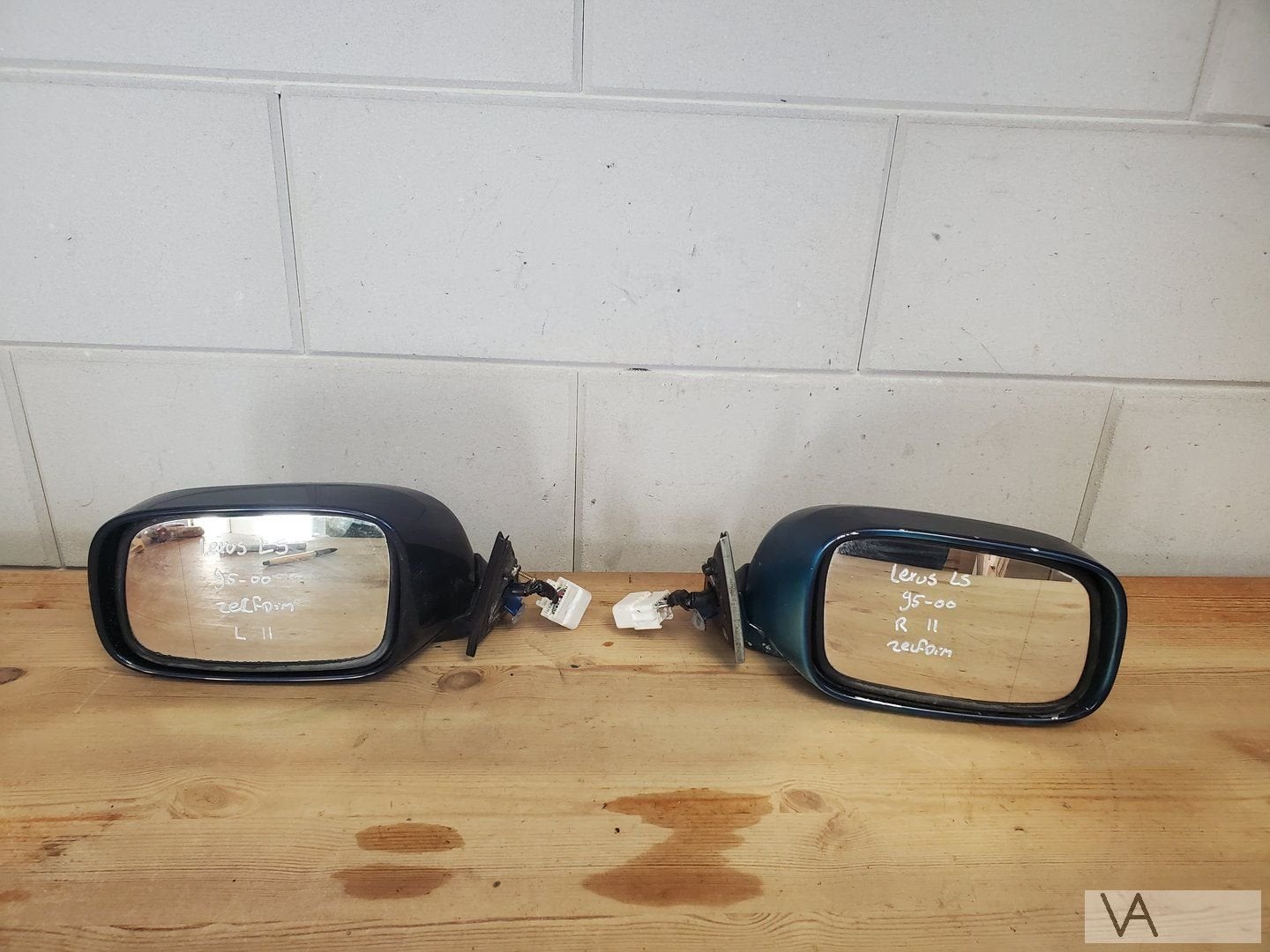 Lexus LS 400 1995 - 2000 spiegel rechts ZELFDIMMEND €150, Auto-onderdelen, Spiegels, Gebruikt, -, -, -