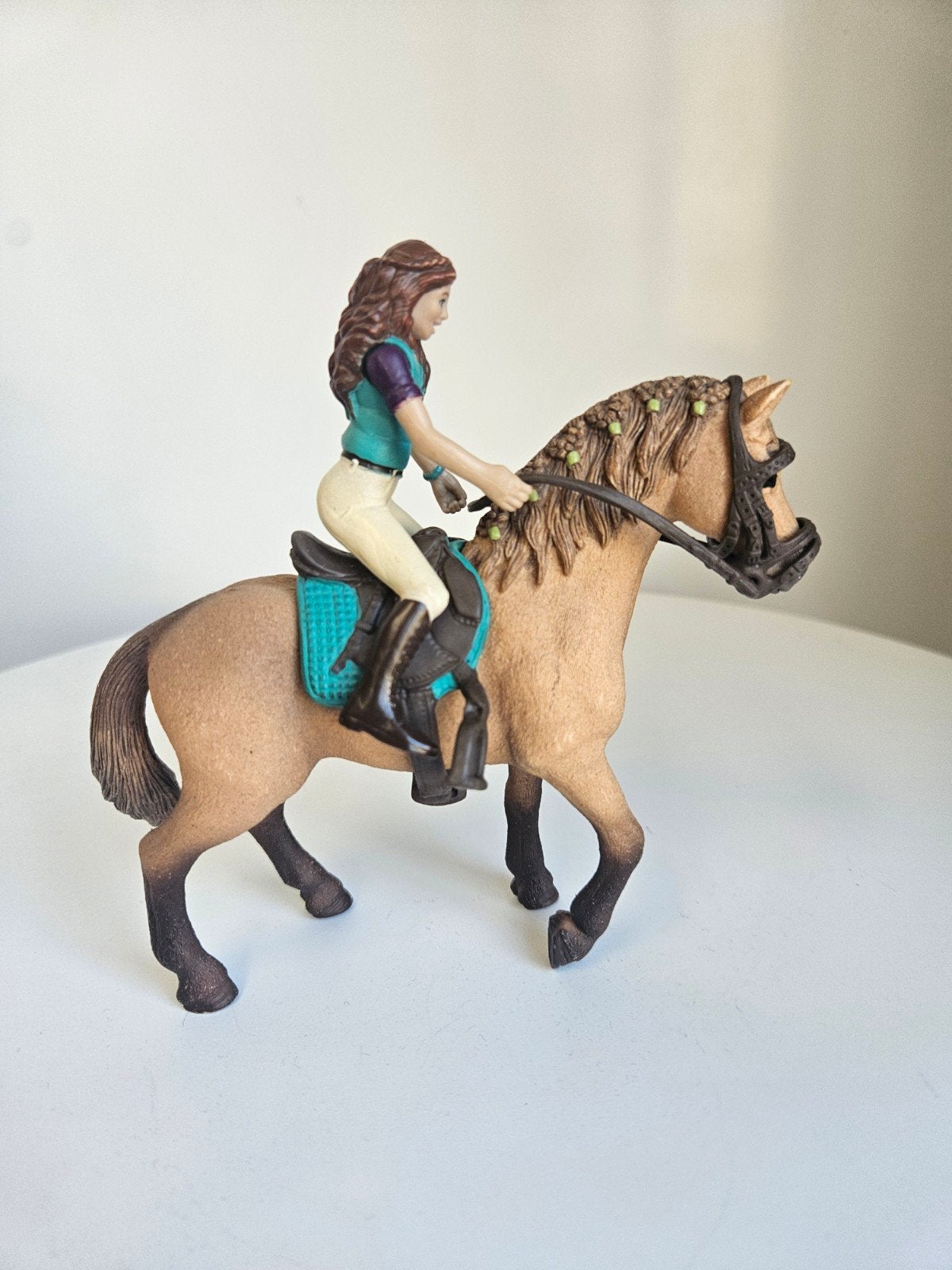 Schleich paard met ruiter - Zo goed als nieuw, Ophalen of Verzenden, Zo goed als nieuw