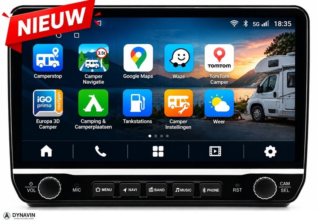 apple carplay fiat ducato navigatie android 16 Dynavin usb