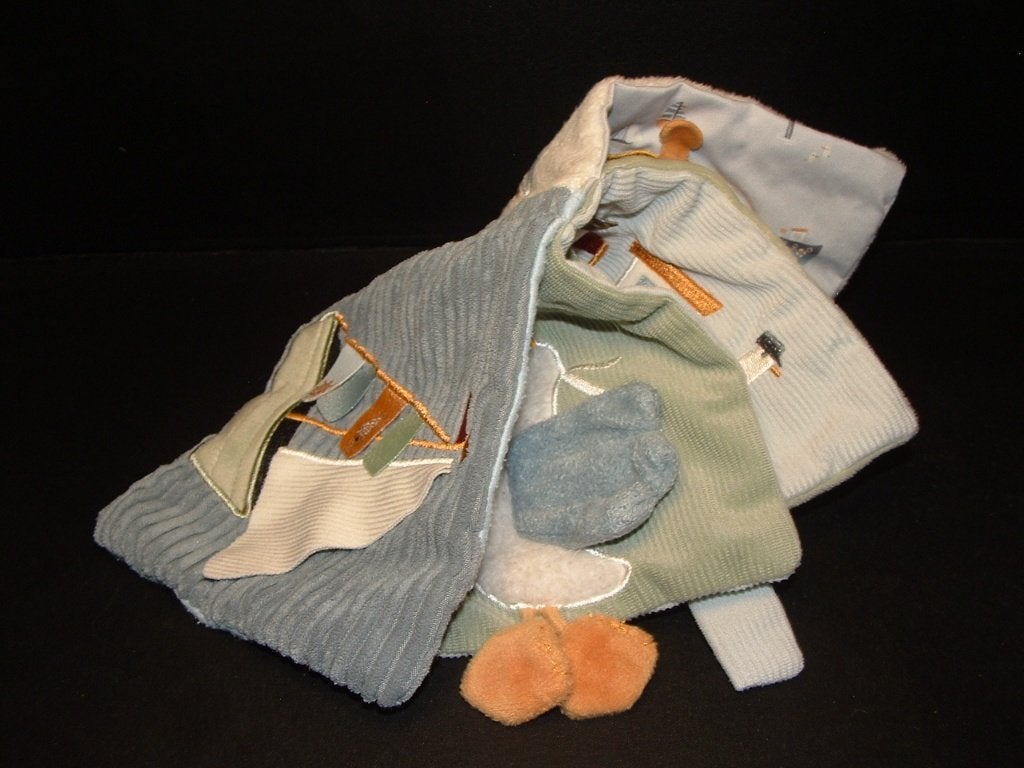 LITTLE DUTCH MEEUW KNUFFELBOEKJE VELOURS BONT, Kinderen en Baby's, Speelgoed | Knuffels en Pluche, Verzenden, Nieuw, Overige typen
