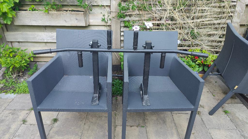 Optrekstang, Sport en Fitness, Fitnessmaterialen, Ophalen, Gebruikt, Oprekstang