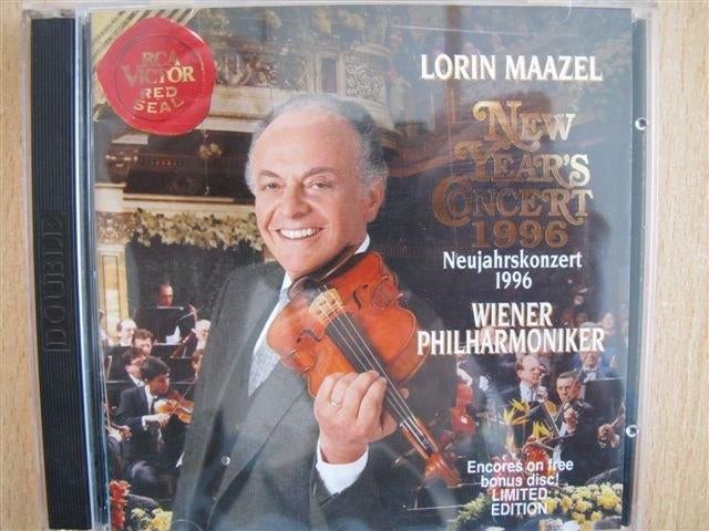 2Cd: Nieuwjaarsconcert 1996, Wiener Philharmoniker, Maazel, Cd's en Dvd's, Cd's | Klassiek, Zo goed als nieuw, Kamermuziek, Classicisme