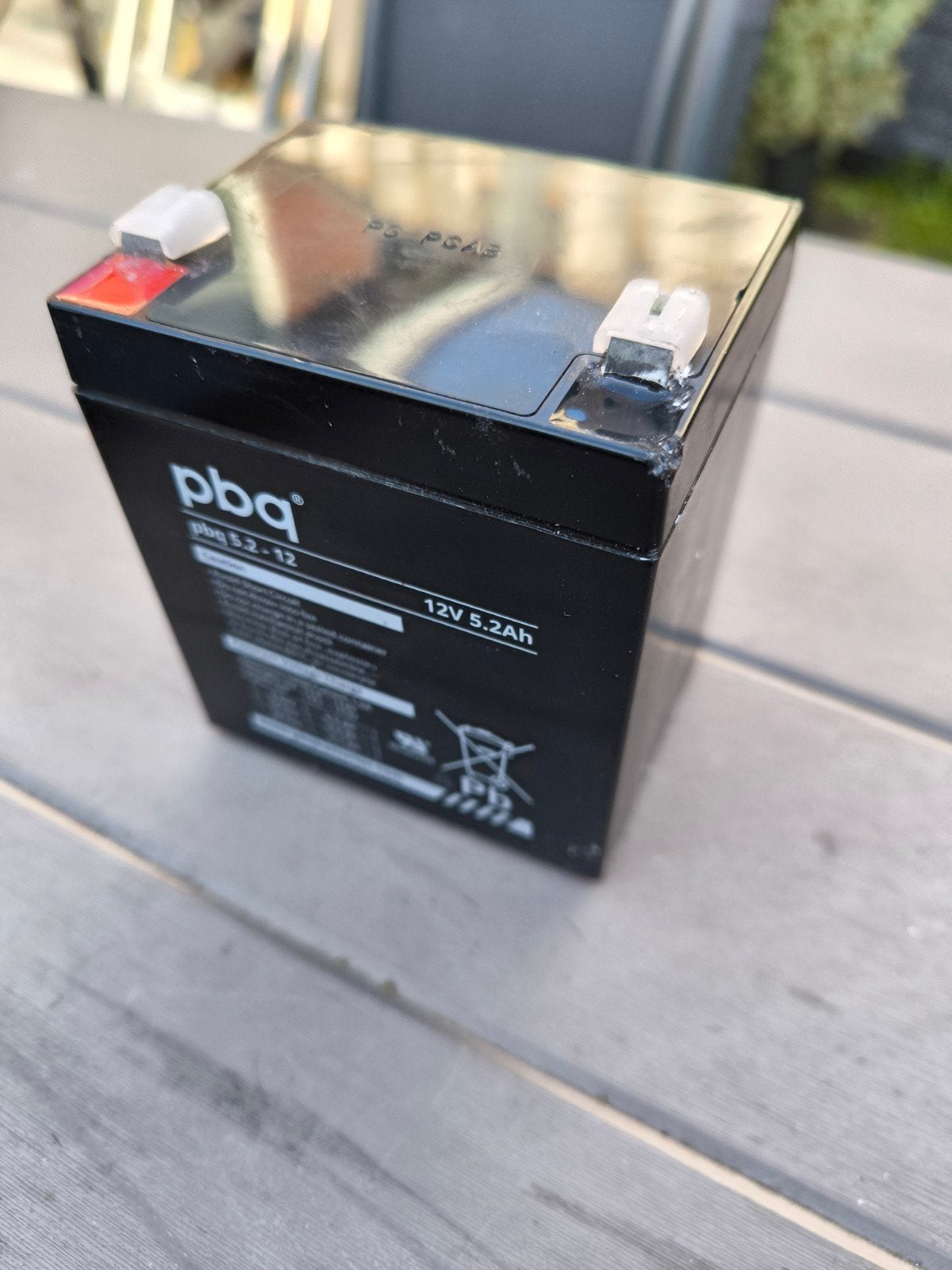 PBQ 12V 5.2Ah en 12V 7Ah Loodaccu's, Ophalen of Verzenden, Gebruikt