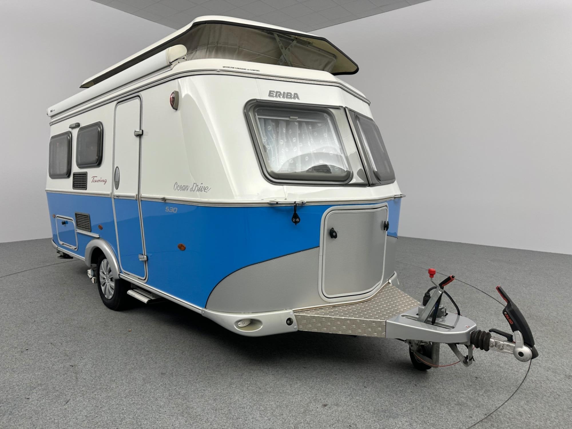Eriba Touring Troll 530 Ocean Drive Mover Cassetteluifel, Vast bed, Bedrijf, 5 tot 6 meter, Eriba