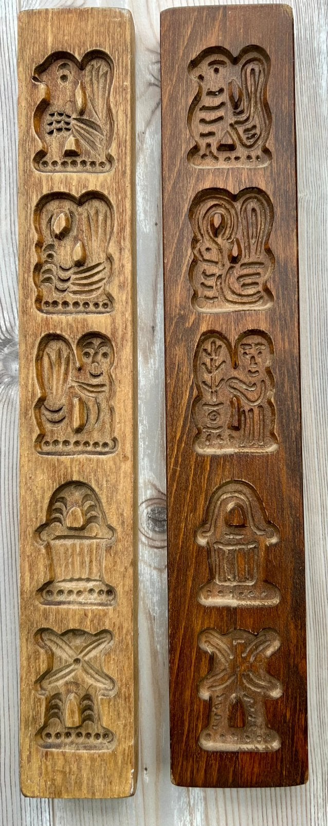 2 oude speculaasplanken, Antiek en Kunst, Ophalen of Verzenden