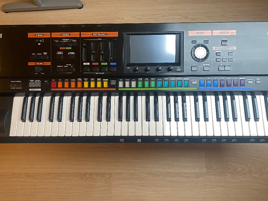 Roland Jupiter 80, Muziek en Instrumenten, Ophalen, Roland, Zo goed als nieuw, Met midi-aansluiting