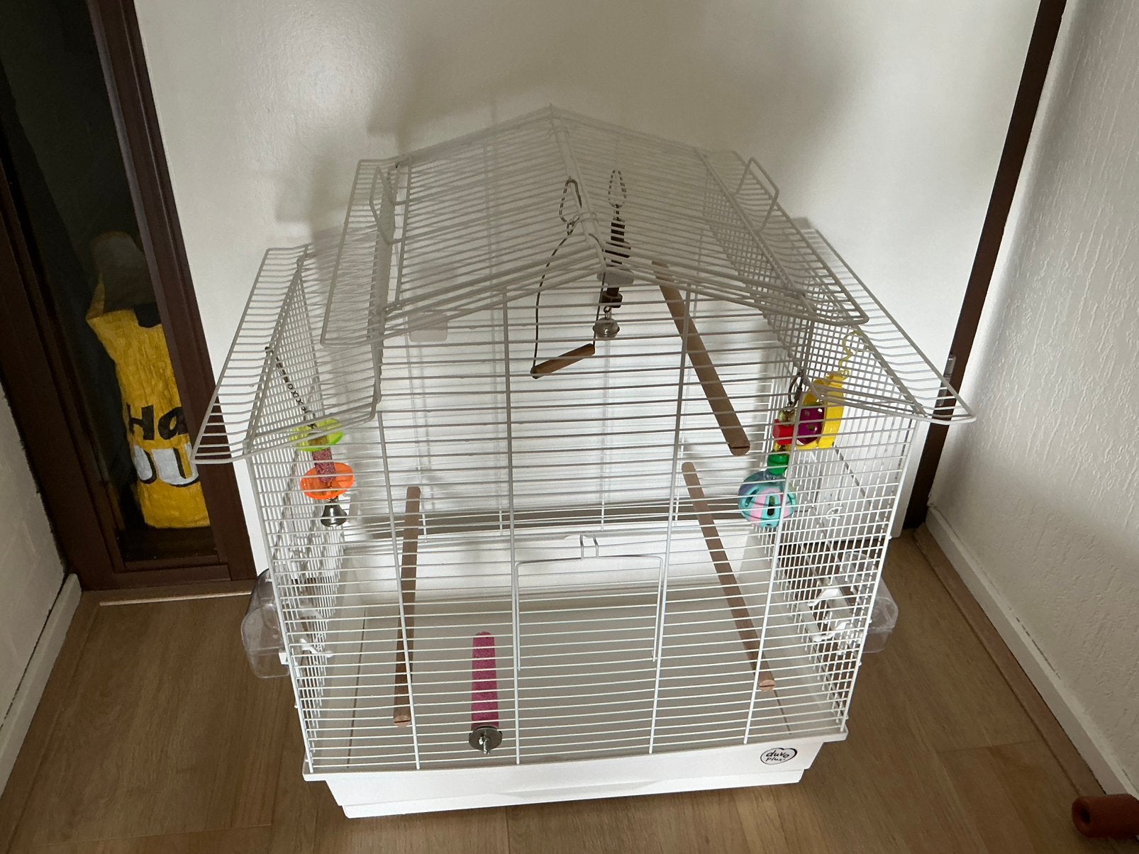 Mooie vogelkooi als nieuw, Ophalen, Zo goed als nieuw, Metaal, Vogelkooi