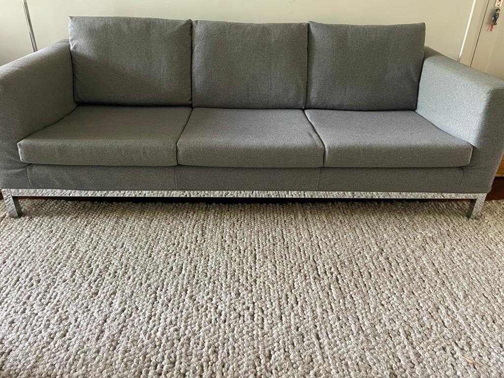 Minotti Hamilton Bank - Luxe Designbank, Ophalen, Gebruikt, Driepersoons, 75 tot 100 cm