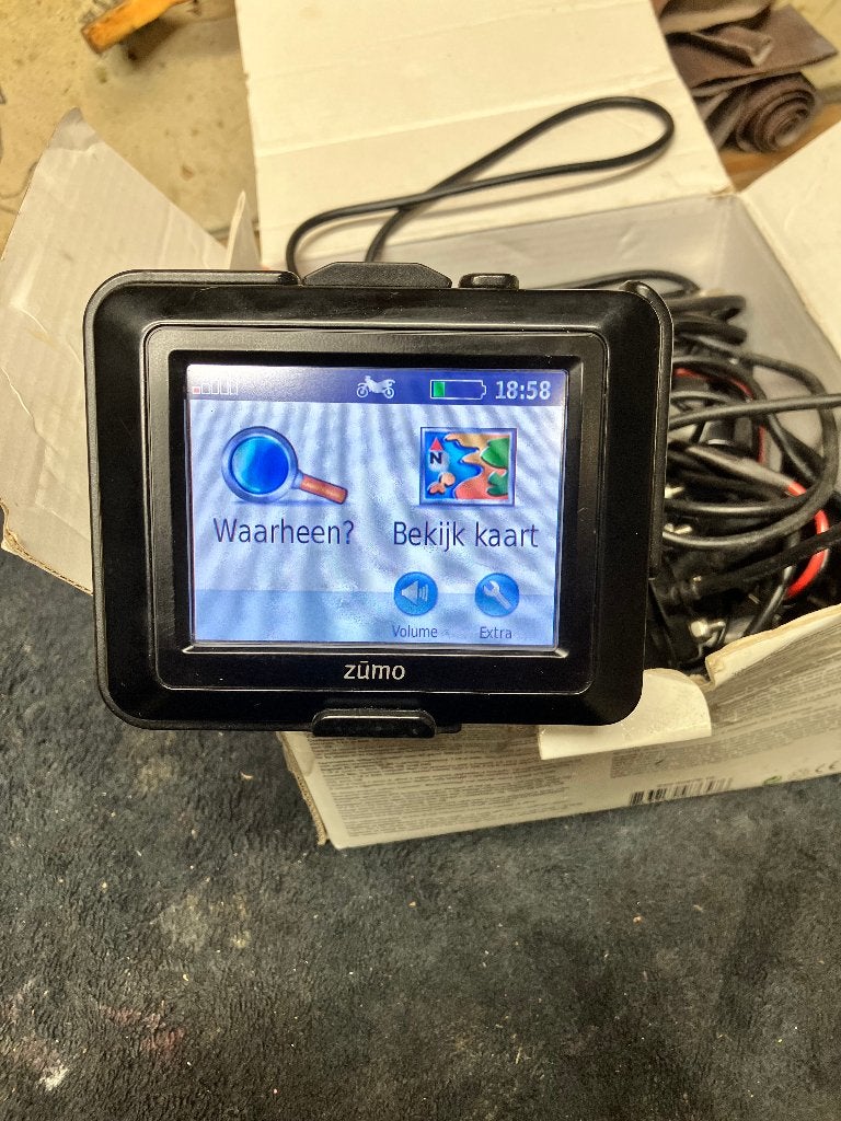 Garmin zumo 210, Ophalen, Gebruikt