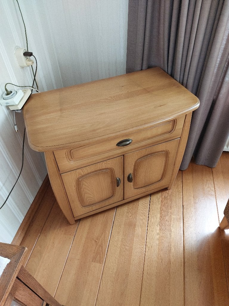 tv meubel licht eiken, Gebruikt, Minder dan 100 cm, 25 tot 50 cm, 50 tot 100 cm