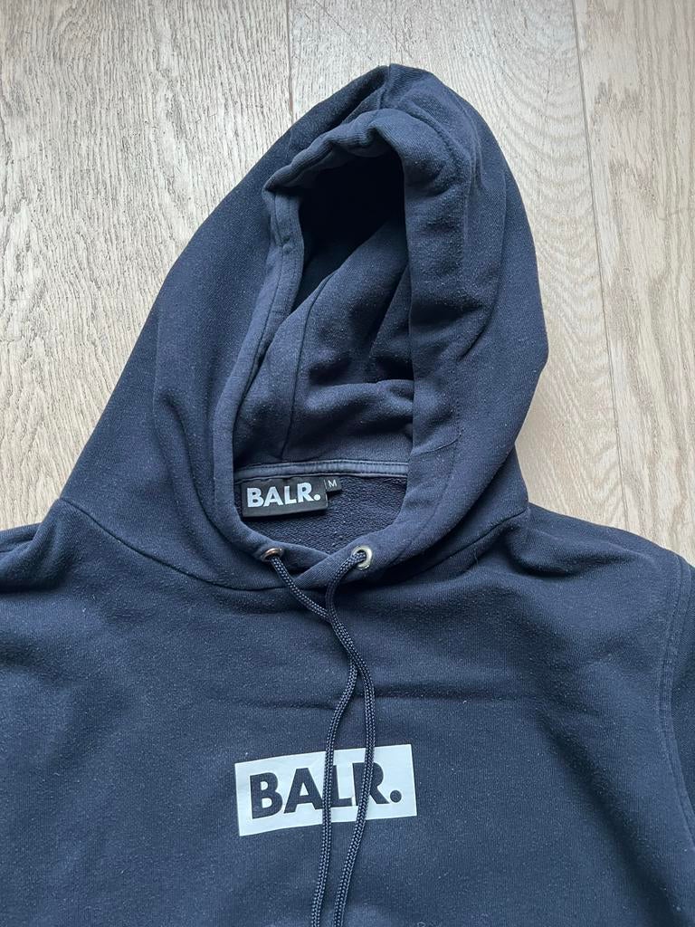 BALR. Hoodie donkerblauw Maat M, Ophalen of Verzenden, Gedragen