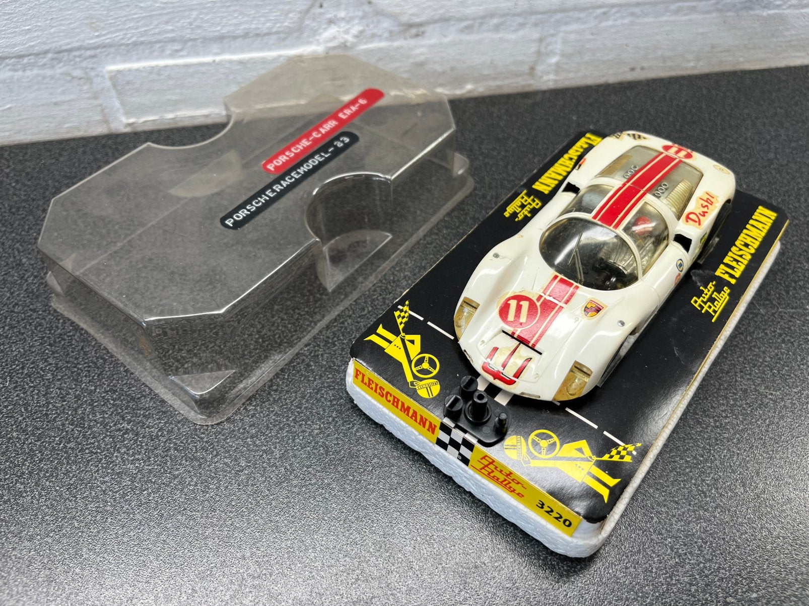 Fleischmann Porsche Carrera 6 OVP meesturende voorwielen, Ophalen of Verzenden, Zo goed als nieuw, Elektrisch, Fleischmann
