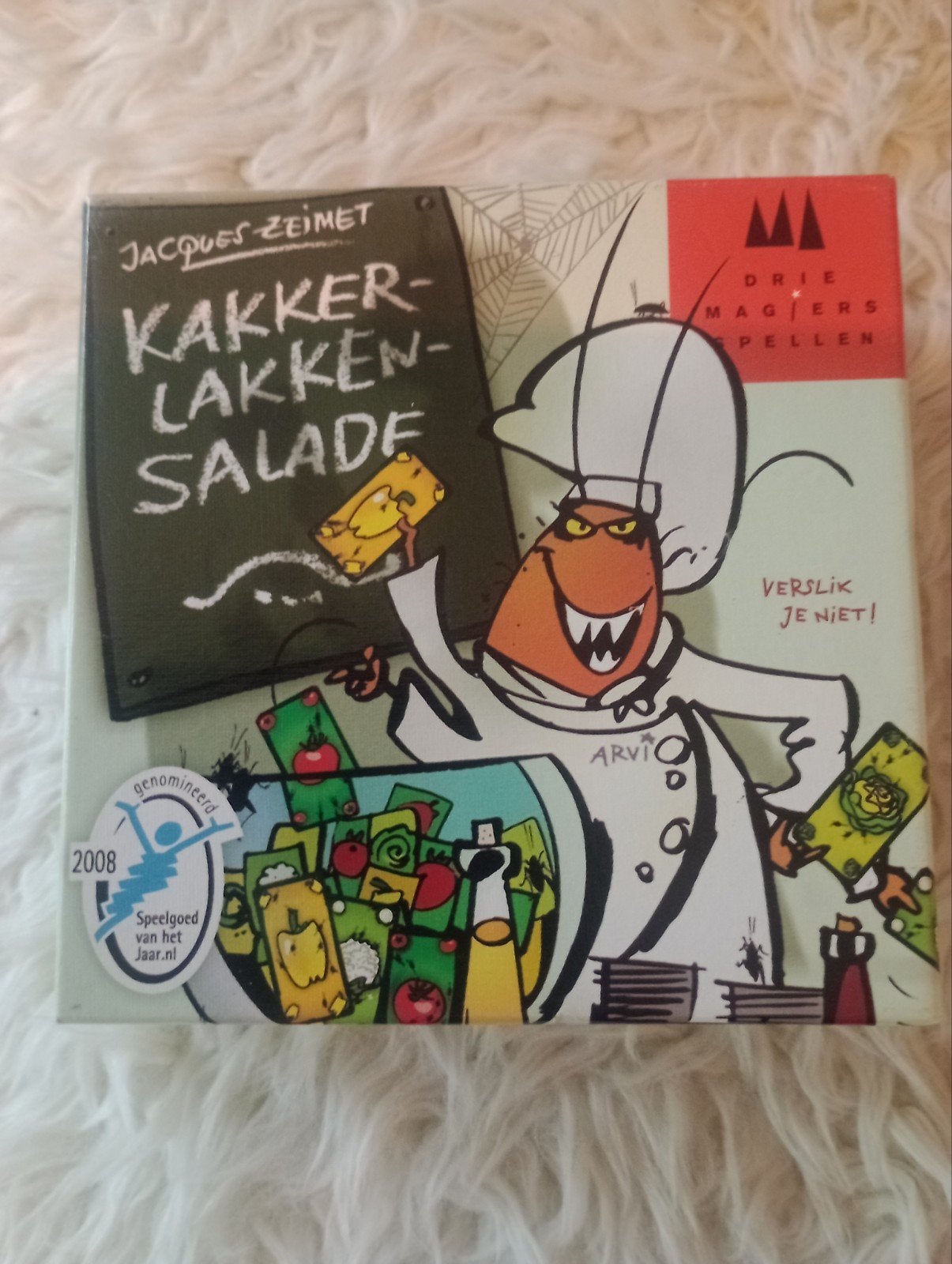 Kakkerlakken Salade - Leuk Gezelschapsspel, Vijf spelers of meer, Ophalen of Verzenden, Gebruikt, Drie Magiers Spellen