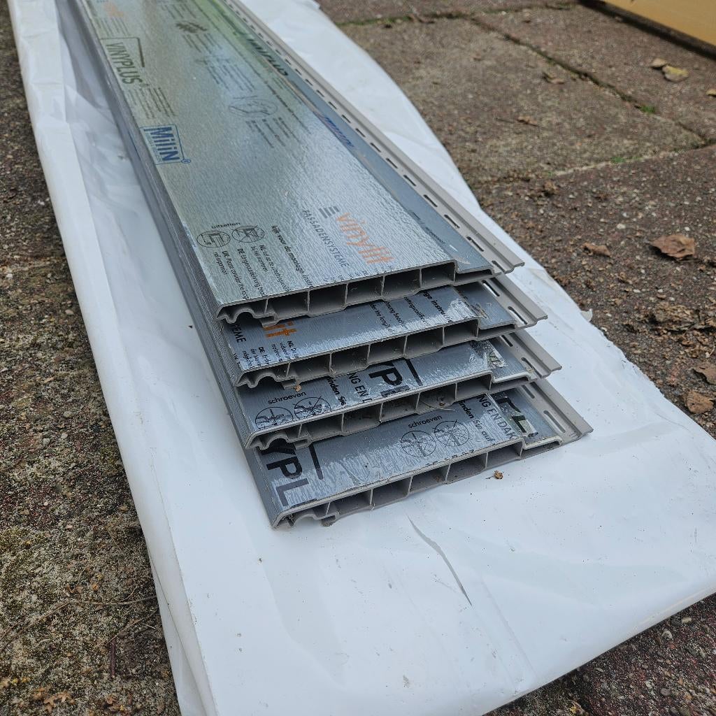 VinyPlus Sponningdeel Rondkant - Basalt grijs, Doe-het-zelf en Verbouw, Platen en Panelen, Ophalen, Nieuw, Overige materialen