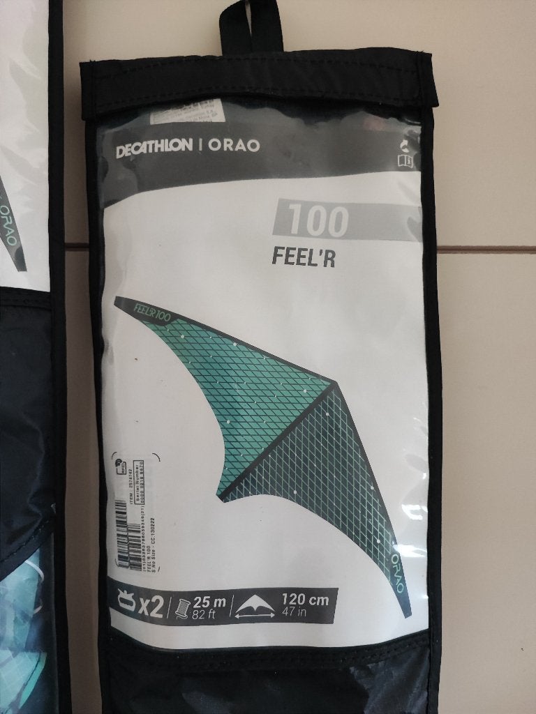 2x Decathlon ORAO Feel'R 100 stuntvlieger, Ophalen, Gebruikt, Tweelijns, Vlieger