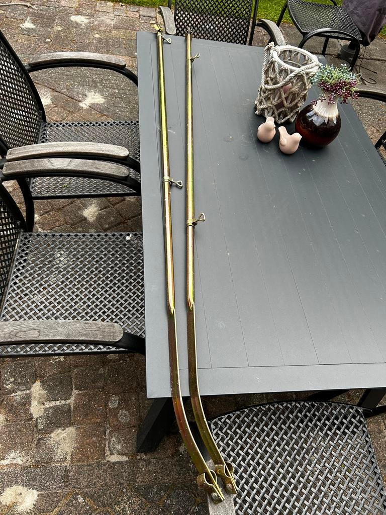 Nokboog 1,75 - 2,50m met buis 22mm, Caravans en Kamperen, Tentaccessoires, Ophalen, Zo goed als nieuw