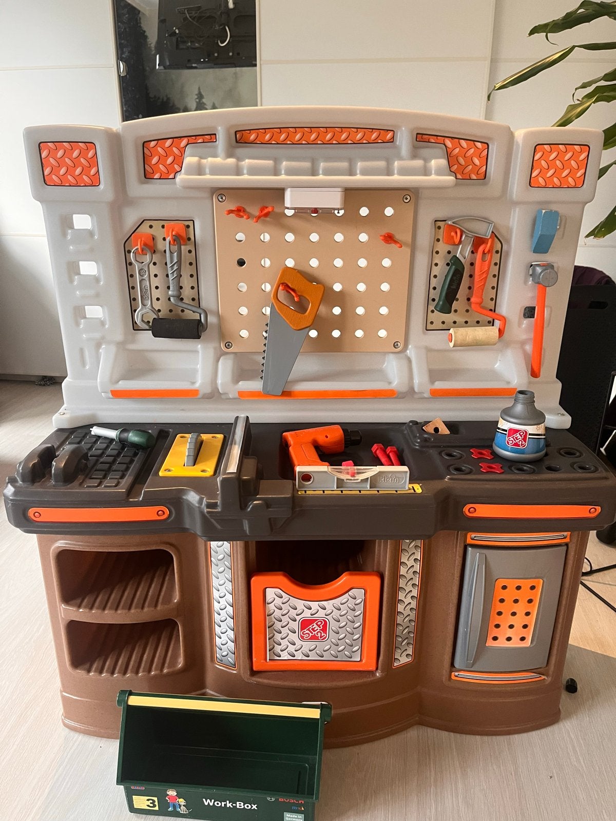 Step2 Werkbank met accessoires en Bosch Work-Box