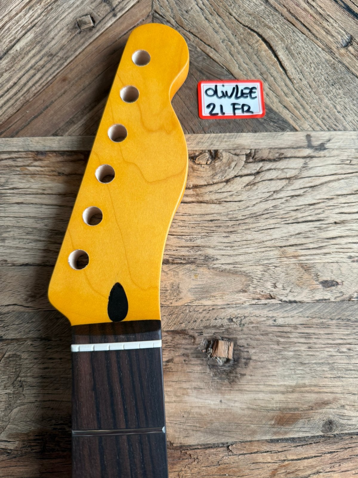 Telecaster hals” Rosewood Nitro satin 21 frets” OLIVLEE21RW, Muziek en Instrumenten, Instrumenten | Onderdelen, Nieuw, Elektrische gitaar