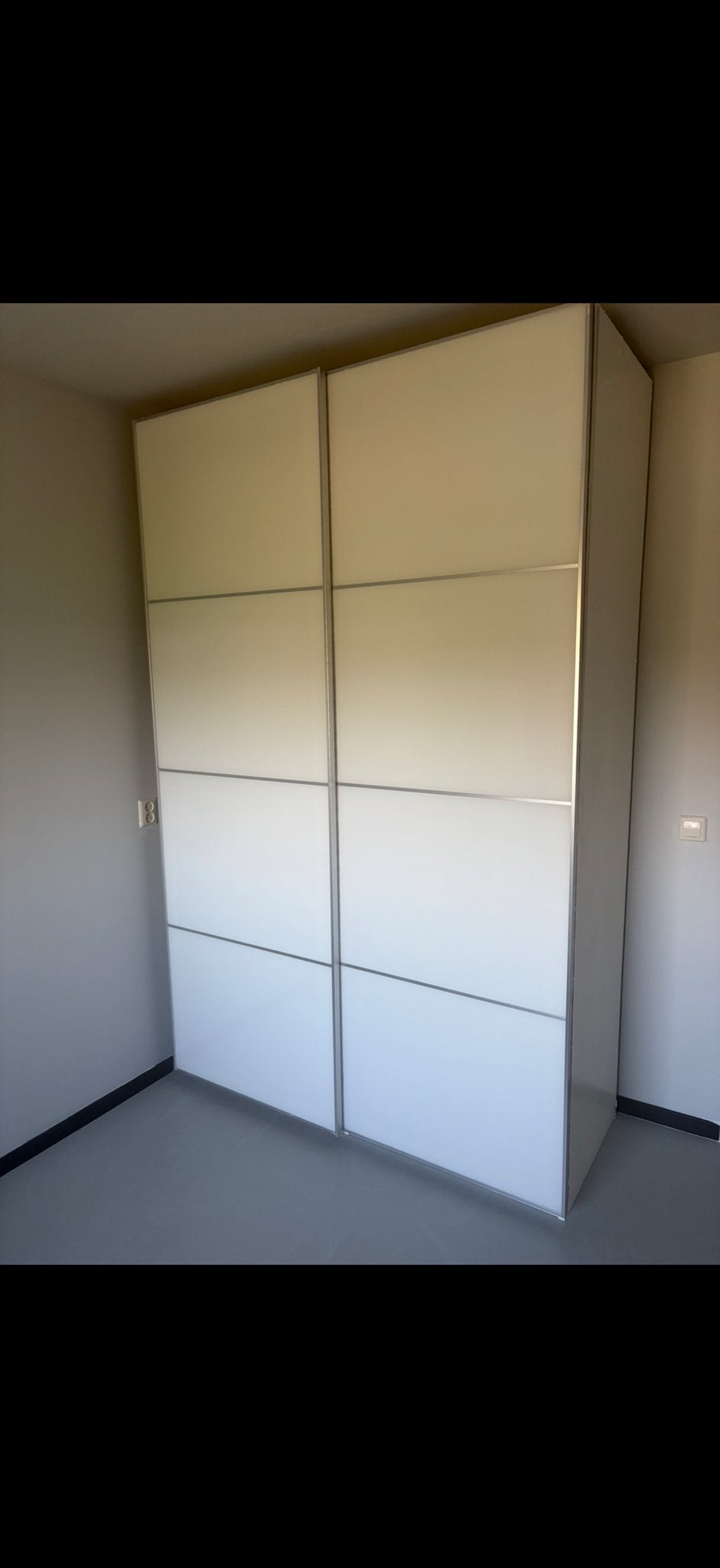 IKEA PAX Kledingkast met schuifdeuren en lades, Ophalen, Gebruikt, 200 cm of meer, 150 tot 200 cm