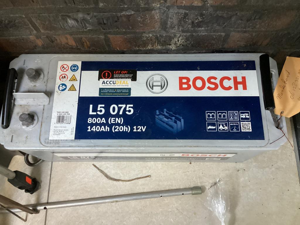 Accu 12 volt.   52x20x20, Ophalen, Gebruikt