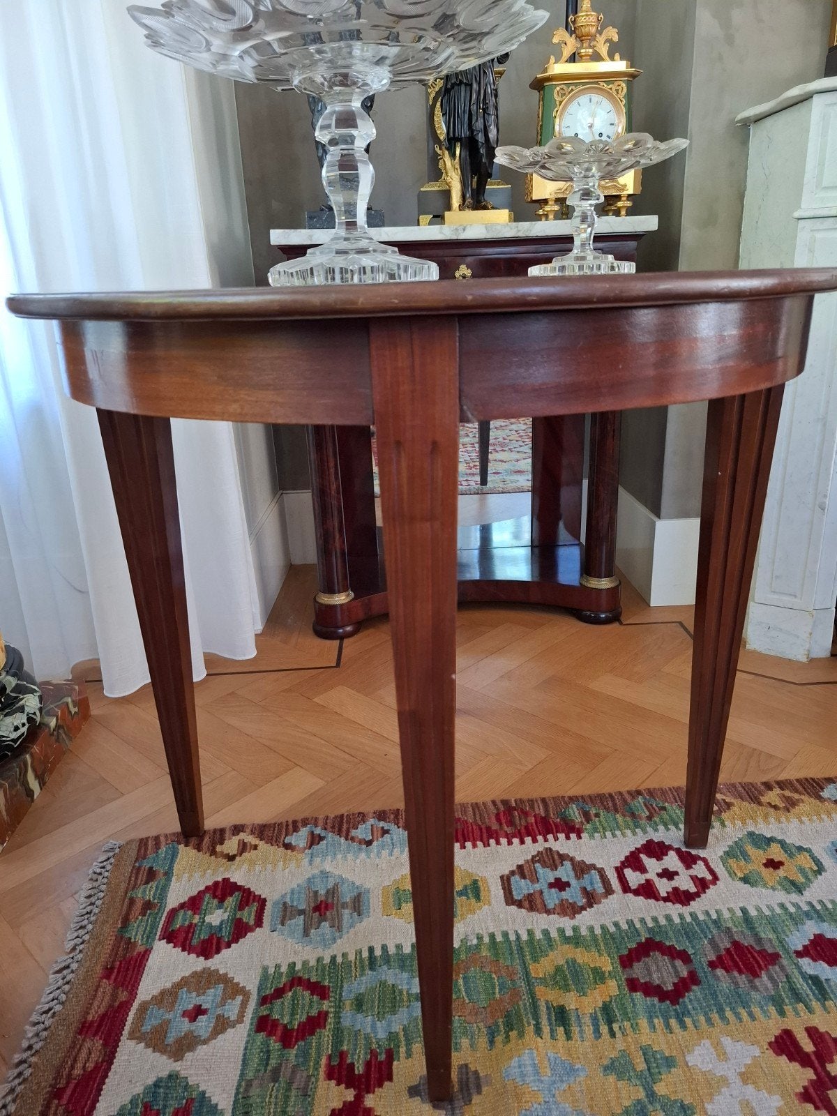 Mahonie antieke tafel, Antiek en Kunst, Ophalen