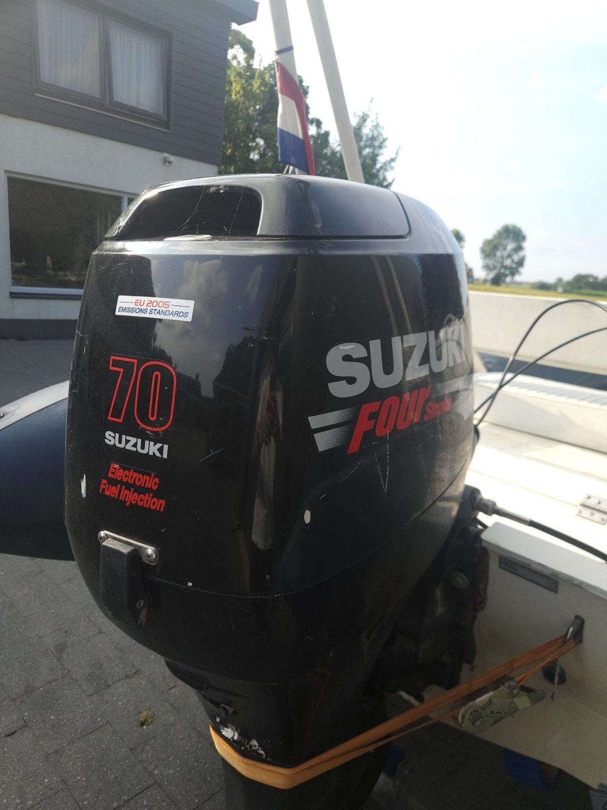 Suzuki 70pk buitenboordmotor uit 2005 - Starten en lopen!, Ophalen, Gebruikt, Benzine