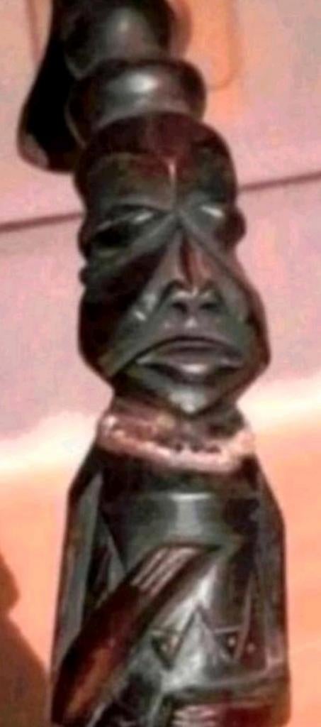 Oude Afrikaans pijp 30 cm hoogte, Ophalen of Verzenden