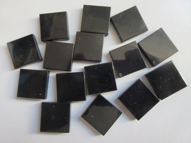 nr. 0175, 15 Zwarte tegels 2x2, Ophalen of Verzenden, Nieuw, Complete set, Lego