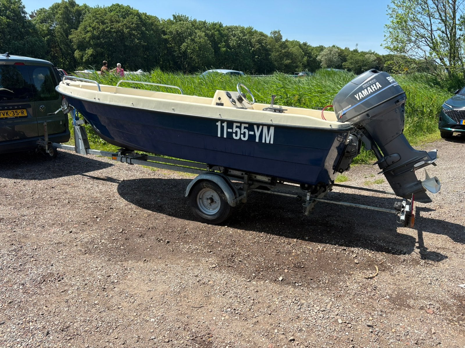 Console- visboot Interster 420 Seafinder Terhi Verano Nicki, Ophalen, Gebruikt, Benzine