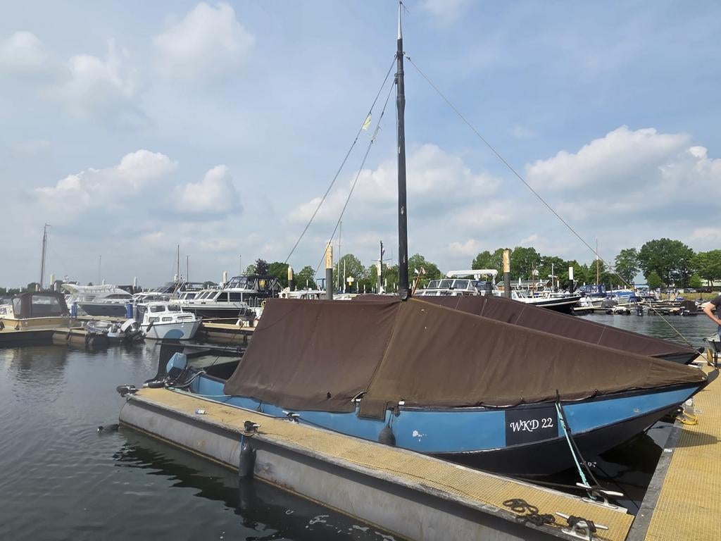 Zalmschouw 9 meter, Watersport en Boten, Motorboten en Motorjachten, Ophalen, 10 tot 30 pk, Gebruikt, Staal