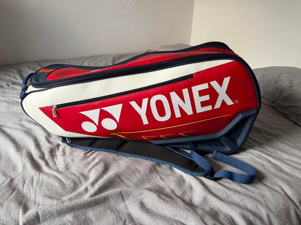 Yonex badminton rugtas, Ophalen of Verzenden, Gebruikt, Tas