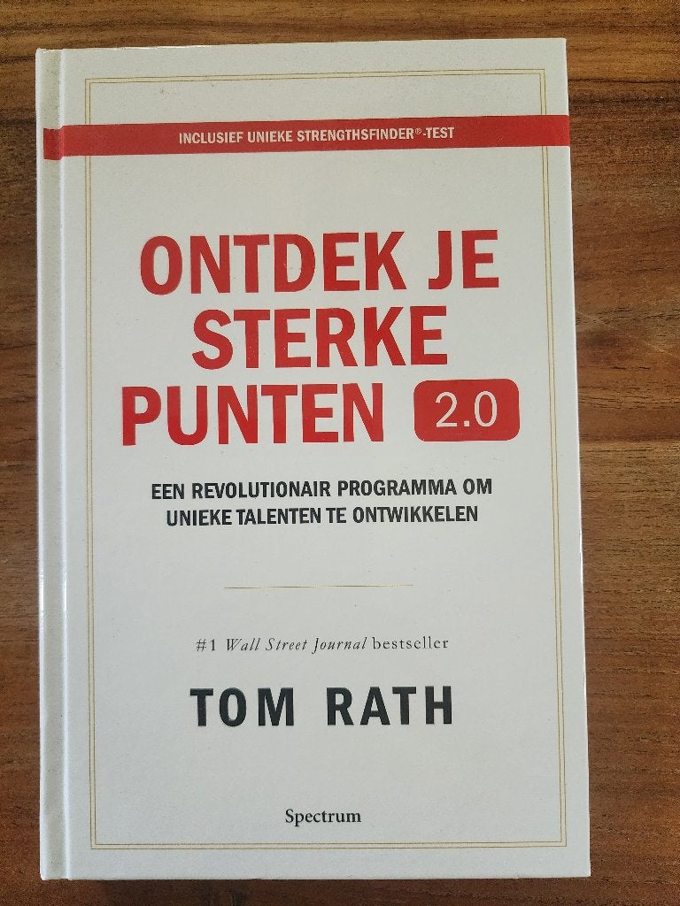 Ontdek je sterke punten 2.0, Boeken, Tom Rath, Zo goed als nieuw, Alpha, HBO