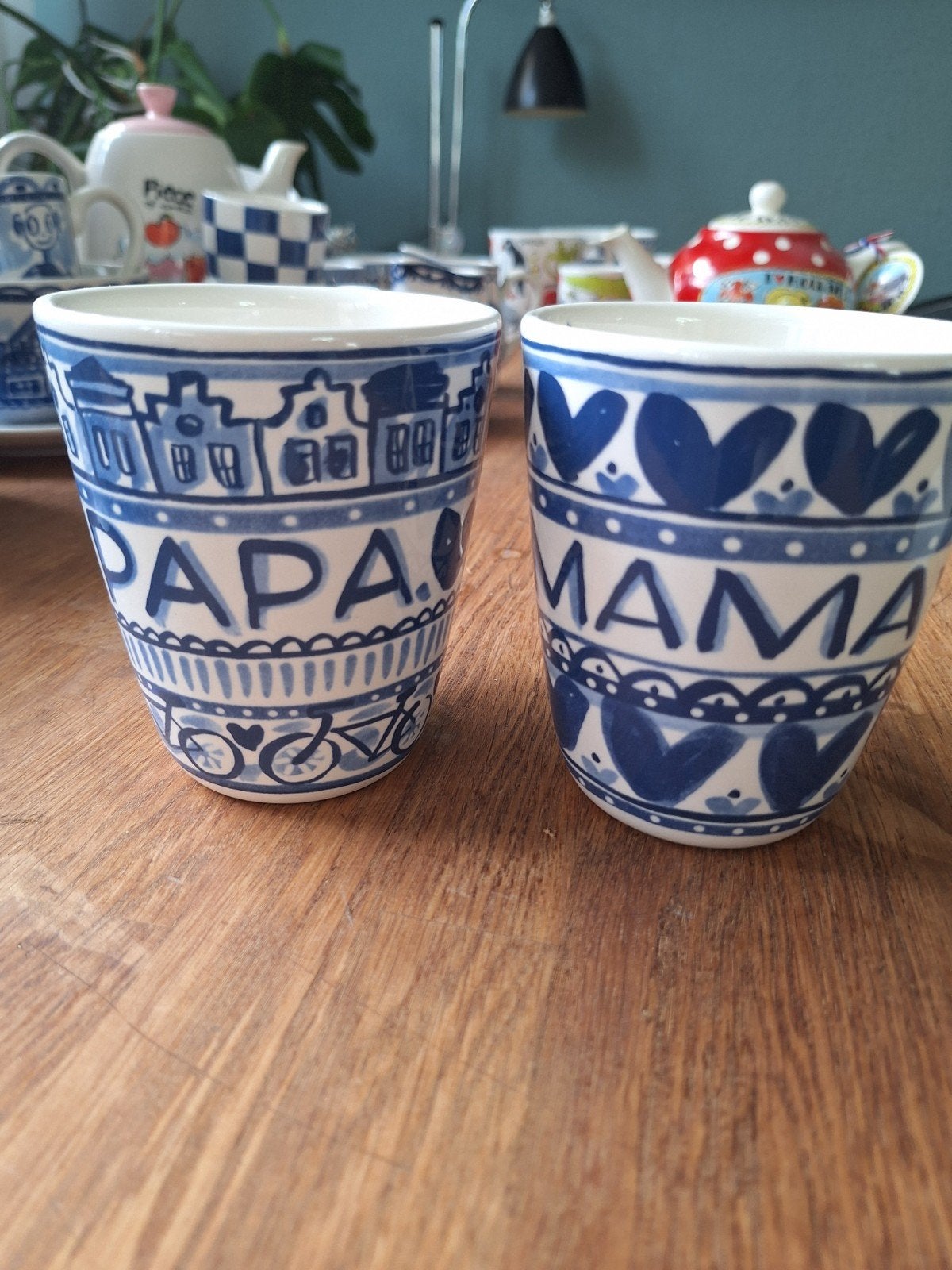 Blond amsterdam mokken, Huis en Inrichting, Ophalen, Nieuw, Kop(pen) en/of Schotel(s), Aardewerk