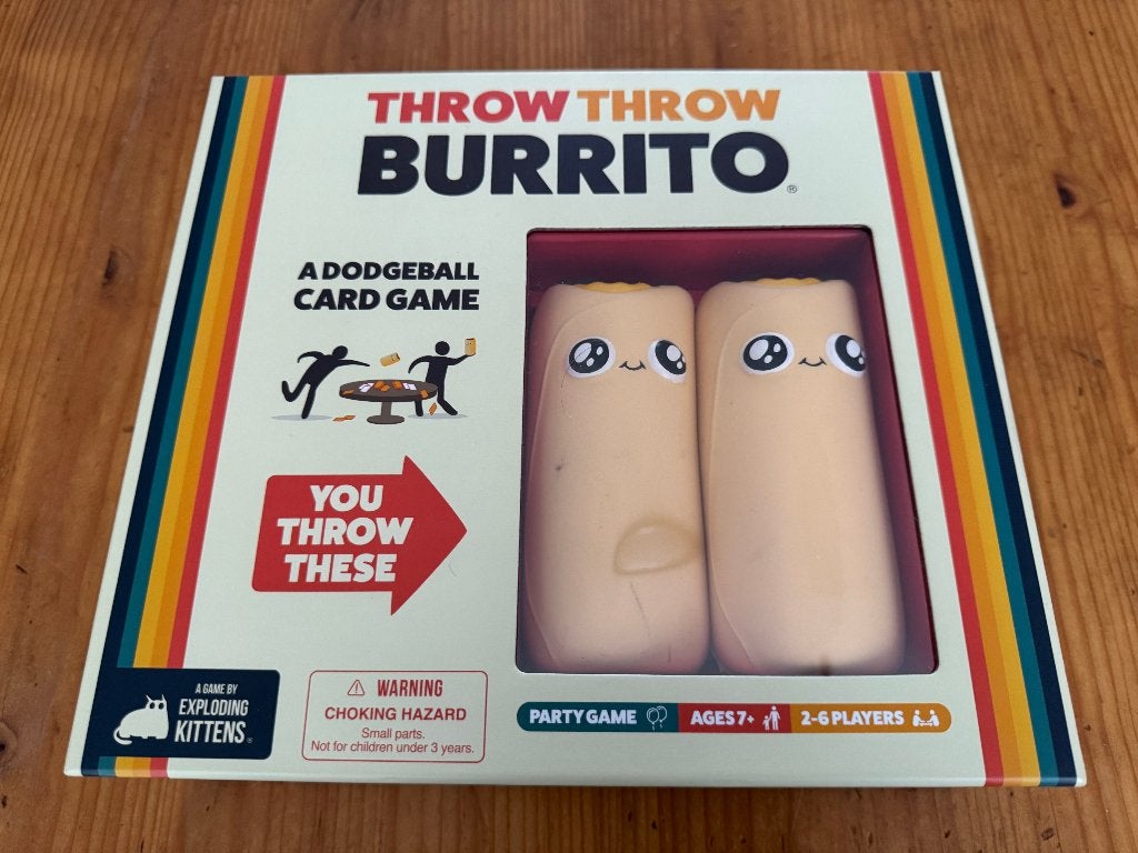 Throw Throw Burrito (Engelse versie) bordspel, Ophalen, Gebruikt