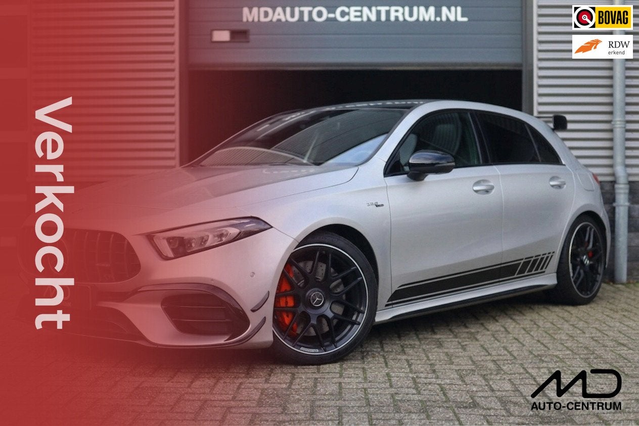 Mercedes-Benz A-klasse AMG 45 S 4MATIC+| Pano| Aero| Schaals, Automaat, Gebruikt, 4 cilinders, 1535 kg