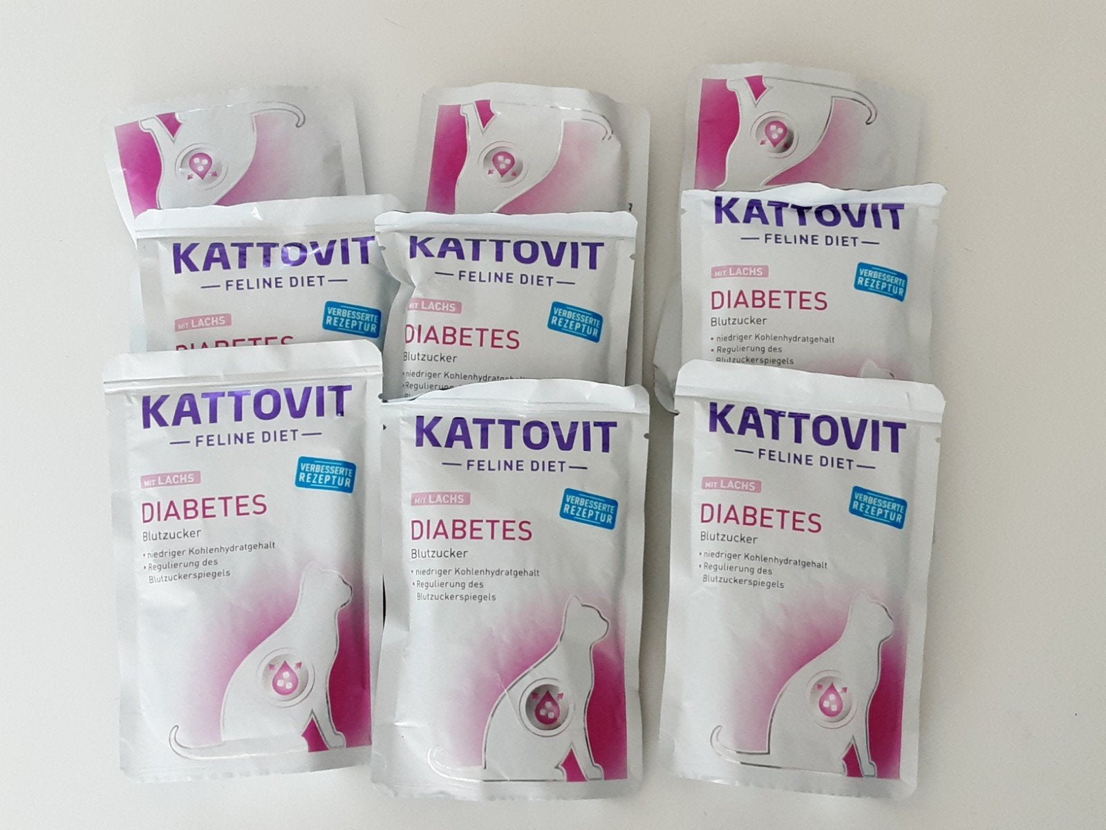 9x Kattovit Feline diet Diabetes zalm, Ophalen, Kat