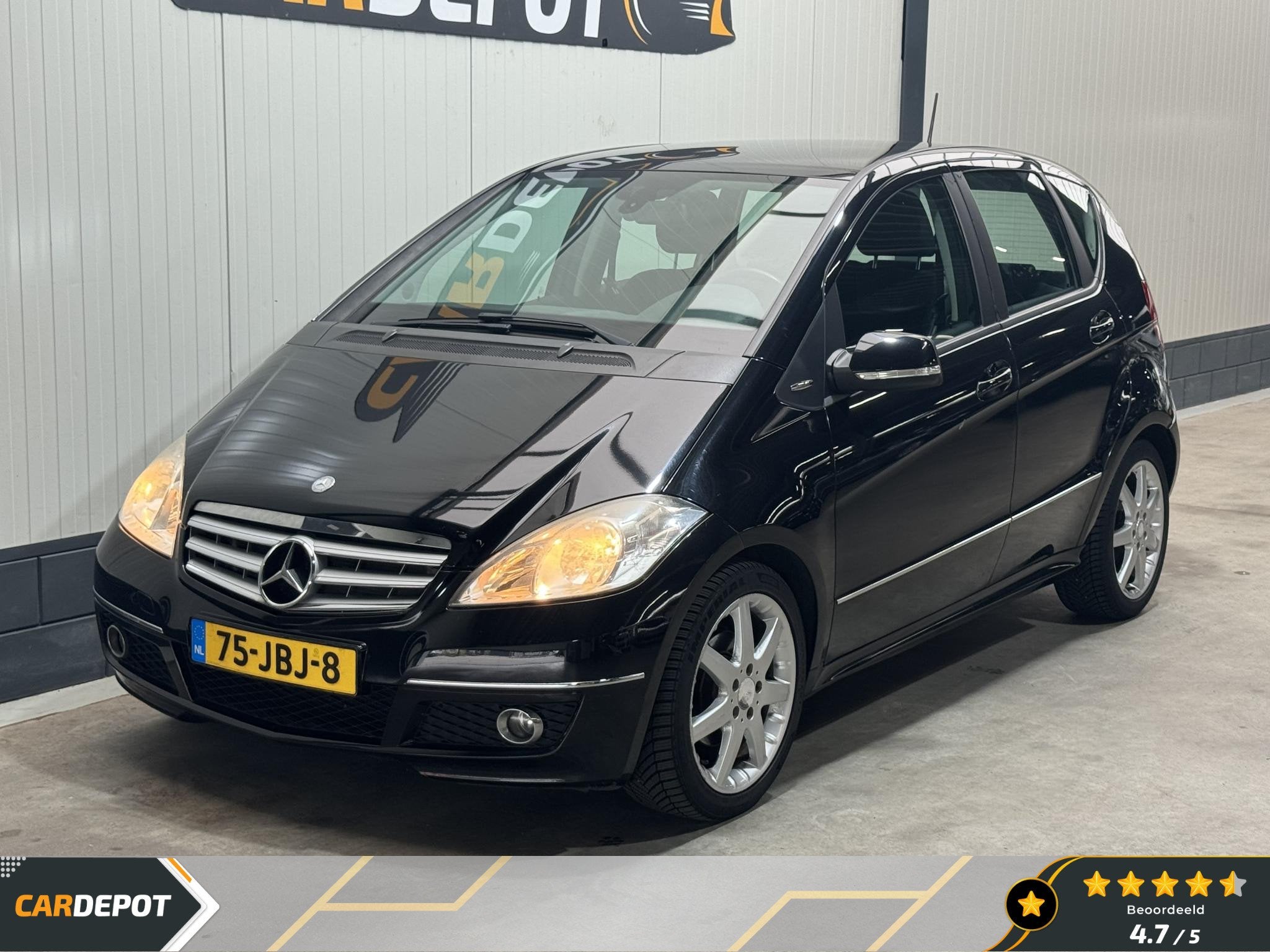 Mercedes-Benz A-klasse 170 Avantgarde, Auto's, Mercedes-Benz, Gebruikt, Zwart, 4 cilinders, Zwart