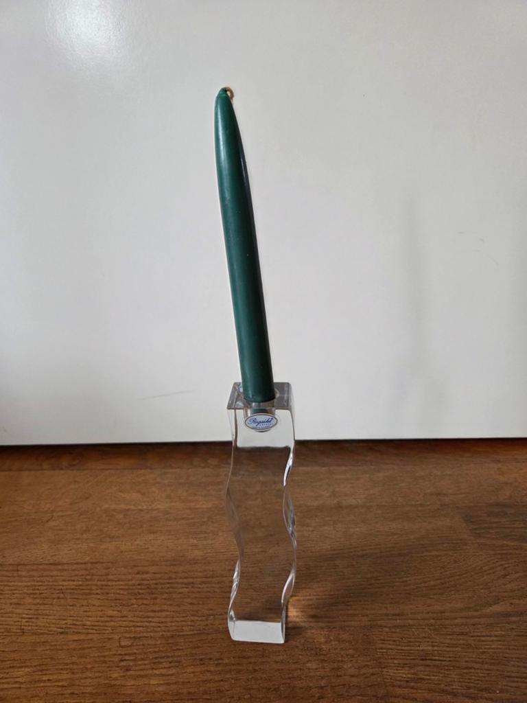 Kristallen kaarsenstandaard, Antiek en Kunst, Antiek | Glas en Kristal, Ophalen of Verzenden