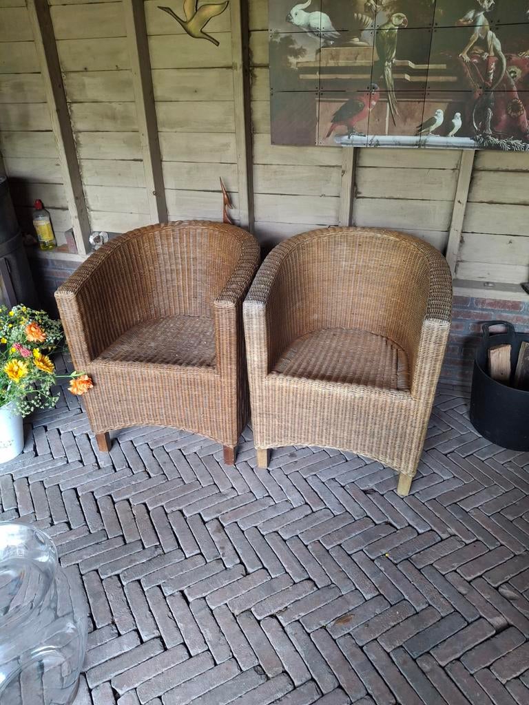 Rieten stoelen GRATIS, Ophalen, Gebruikt, Rotan