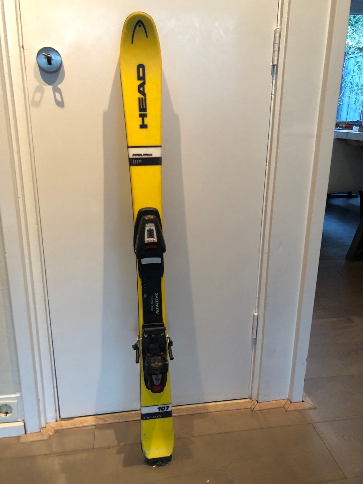 Head Team Ski's 107 cm met Salomon bindingen, Ophalen, Gebruikt, 100 tot 140 cm, Skiën